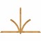 Ekena Millwork Redmond Rough Sawn Timber Gable Bracket, Western Red Cedar, 108"W x 68"H x 4"D x 4"F, 15/12 Pitch GBW108X68X0404RED00RWR - alternate 1